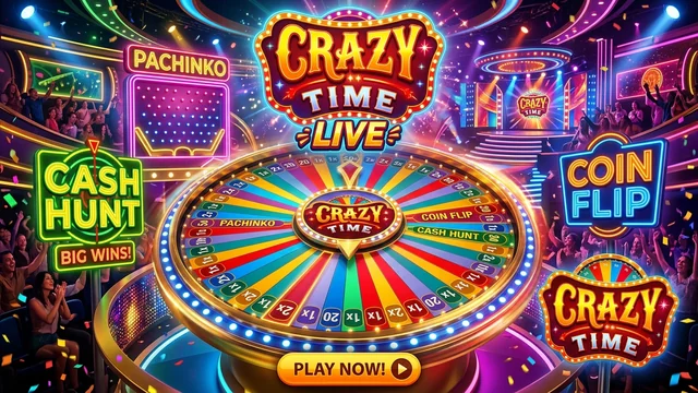 Crazy Time Live Show Evolution RollySpin Casino Portugal